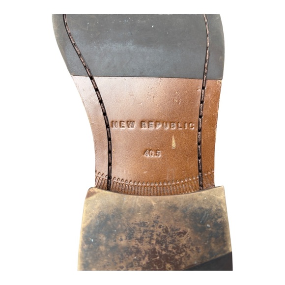 New Republic Men’s 40.5 (7 1/2) Ventura Chelsea Tan Suede Boots, Suede Booties - Picture 10 of 12